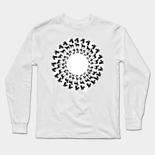 Doily Unicorn Long Sleeve T-Shirt